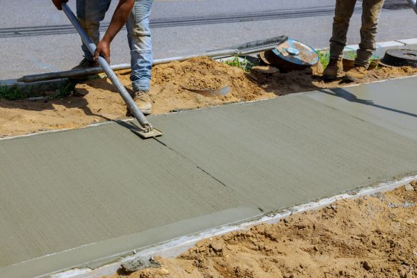 Cement Pathway Installation in Loveland