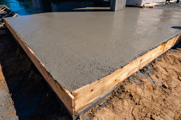 Outdoor Slab Installation in Loveland